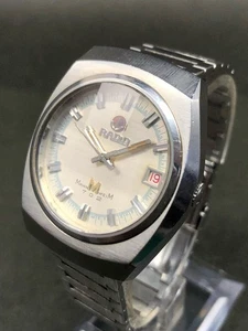 Rado Mannheim 702 9-seitige Glas Automatik mit Original Armband, 70er Jahre Vintage - Bild 1 von 7