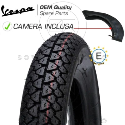 UNION GOMMA RUOTA 3.50.10 con CAMERA PER VESPA PX 125 150 200