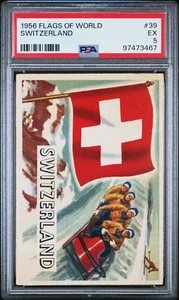 1956 FLAGS OF WORLD 39 SWITZERLAND PSA 5 - Bild 1 von 1