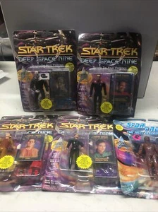 Star Trek Deep Space Nine & Next Generation Action Figures Lot of 5 Playmates - Picture 1 of 10