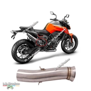 Tubo de conexión de enlace medio modificado de escape de motocicleta para Duke 790 Duke 890 - Imagen 1 de 7