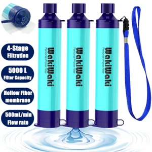 Filtro de agua portátil paja al aire libre para supervivencia de emergencia Strekking en el río - Imagen 1 de 14
