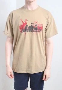Vintage Orson Downtown Y2K 00’s T-Shirt Brown - Size Medium M (G8) - Picture 1 of 4