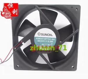 1PC SUNON KDE2412PTS1-6A DC24V 6.0W 12CM 12025 inverter cooling fan - Picture 1 of 2