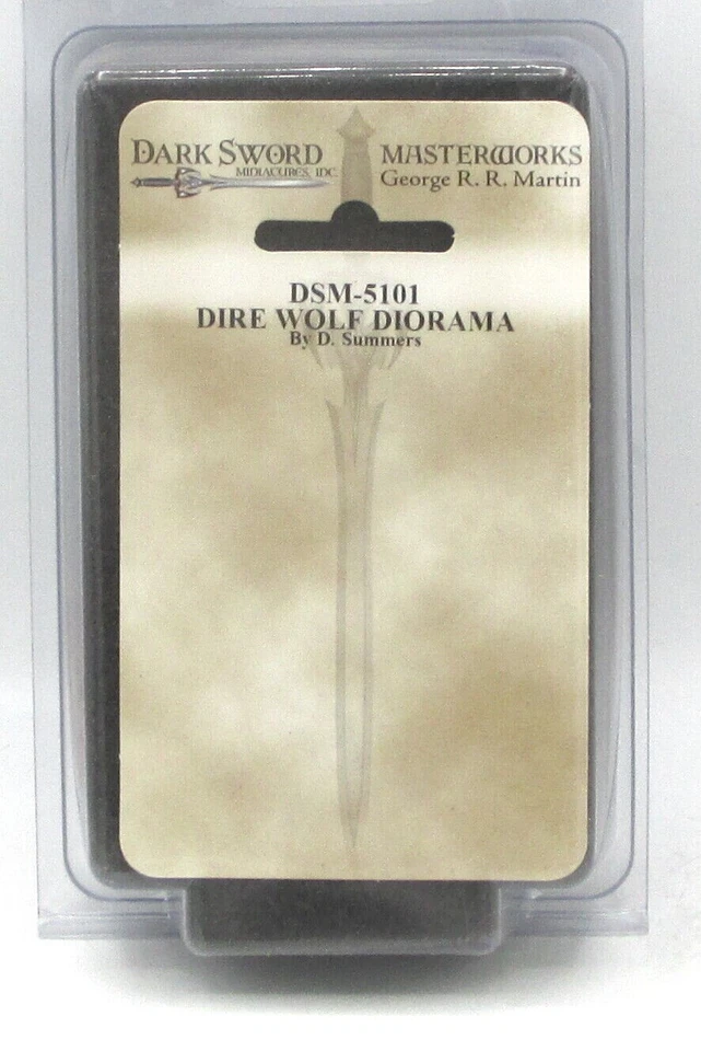 Dark Sword DSM-5101 Dire Wolf Diorama (Game of Thrones) Puppies Cubs Miniature - Image 1 of 1