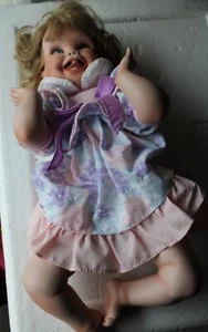 Shannon 1992 " Baby Kathy Doll  #2657A porcelain 16" bleu eye blonde  hair - Picture 1 of 5