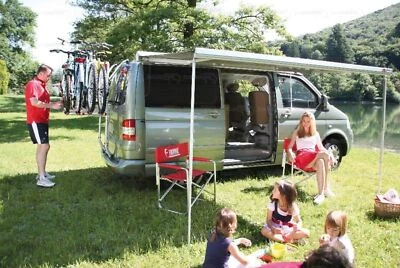 Fiamma F45s 260 VW T5/T6 SWB Transporter Titanium/Royal Grey - UK Market RHD - Image 1 of 4