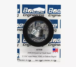 49 50 Ford Car Aluminum Clock Insert Adapter (2 1/16" AutoMeter) Made in USA - Bild 1 von 1