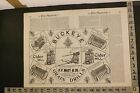 1895 AG FARM MACHINE BUCKEYE GRAIN DRILL CIDER MILL SPRINGFIELD 2-PG AD RX89