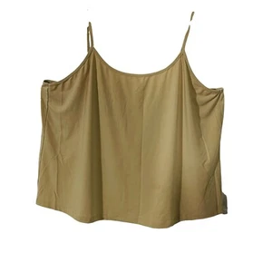 Women's LANE BRYANT Spaghetti Strap Beige Blouse Top Cami ~ 26/28 - Picture 1 of 6