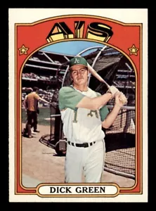 1972 Topps Baseball #780 Dick Green NM *d5 - Picture 1 of 2