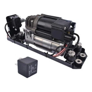Bomba de compresor de suspensión de aire + soporte + bloque de válvulas para BMW F07 GT F11 F01 F02 - Imagen 1 de 14