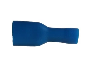 10 x Flachsteckhülse 2,5mm²-4,8 blau vollisoliert - Picture 1 of 1