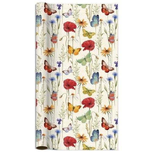 Gift Wrap Company Majestic Meadow Floral Butterfly 5ft Premium Gift Wrap Roll - Image 1 of 1