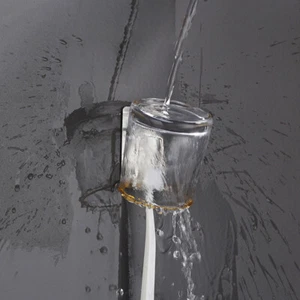 Stainless Steel Self-adhesive Wall Mount Toothbrush Holder Mouthwash Cup Stand - Picture 1 of 14