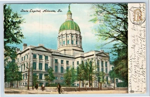 Postcard State Capitol Atlanta GA Georgia Posted 1907 - Picture 1 of 2