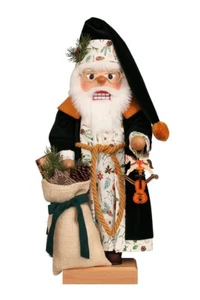 New for 2025 - Ulbricht Green Robe Santa - German Nutcracker #0-885 - Picture 1 of 1