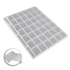 Set of 10 Clear Plastic Coin Wallets with 42 Pocket Holders for Storage
