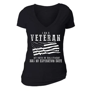 Veteran T-Shirt POW MIA Military Memorial Army USA American Flag Tshirt Black - Picture 1 of 1
