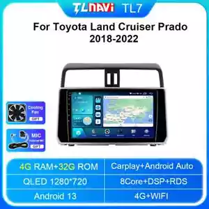 Reproductor de video navegación GPS para Toyota Land Cruiser Prado radio de coche multimedia - Imagen 1 de 30