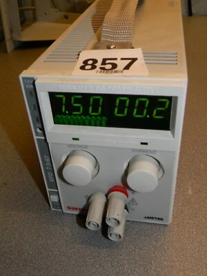 Fuente de alimentación Sorensen XPD 7,5-67 DC 502 W, 0-7,5 V, 0-67 A, 3 disponibles Foto 1 de 4