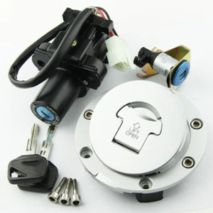 Ignition Switch Gas Cap Seat Lock Key for Honda VFR800 Interceptor 2002-2009 - Imagen 1 de 5