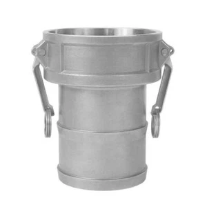 Stainless Steel Type C Cam and Groove Fitting, 4" Female Camlock x 4" Hose Sh... - Picture 1 of 1