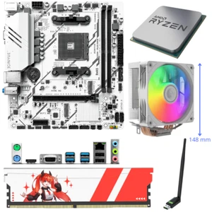 AMD Ryzen 5900X 5800X 5700X3D 5700X 5600X 5500 AM4 motherboard RAM WiFi6 USB - Picture 1 of 1