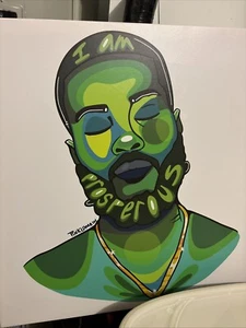“I Am Prosperous II ” Canvas by Ashley Pinklomein 30in H x 30in W Museum Giclee - Picture 1 of 8
