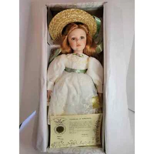 Vintage Kingstate The Prestige Collection 20" Porcelain Doll MARCY with COA - Picture 1 of 15