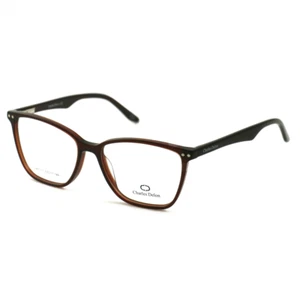 Eyeglasses Men or Womens Brown Frames Square 52 17 140 by Charles Delon - Picture 1 of 8