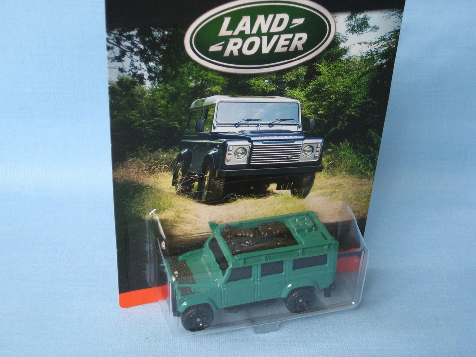 Matchbox Land Rover 110 Defender Green Body Safari 4x4 Toy Model Car 70mm in BP. - Image 1 of 1