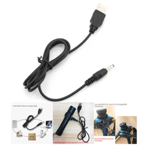 Cable de carga USB a CC 3,5 mm para linterna recargable faro línea de carga - Imagen 1 de 6