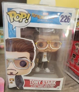 Funko Pop Marvel Spider-man Homecoming 226 Tony Stark Mint in Ptrotective Box. - Picture 1 of 7