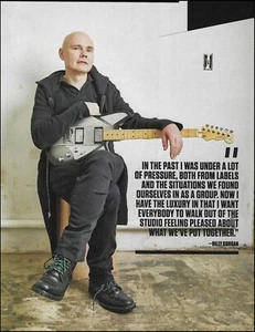 Smashing Pumpkins Billy Corgan Signature Reverend guitar 2018 pin-up photo 2B - Picture 1 of 3