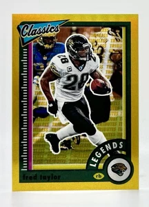 2022 Classics Premium Timeless Tributes Gold #147 Fred Taylor 18/60 Jaguars - Picture 1 of 2