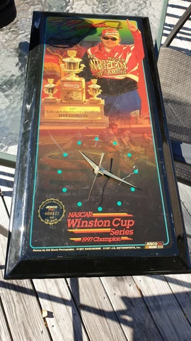 Man Cave Special #000172 Of 10000 Jeb O 1997 Winston Cup Jeff Gordon Clock In Cover