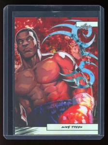 2024 Hoja Anime Nación Serie 2 Mike Tyson Plata Paralelo Shion Minabe 39/99 - Imagen 1 de 3