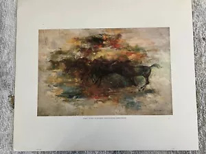 Vintage Lithograph Made In Spain - Picture 1 of 3