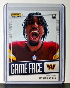 Jayden Daniels 2024 Panini Game Face #34 NFL Rookie Card Commanders 1/331 - Picture 1 of 6