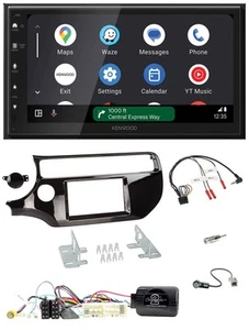 Kenwood DAB Bluetooth USB Lenkrad 2DIN Autoradio für Kia Rio UB 2017-2023 piano - Bild 1 von 12