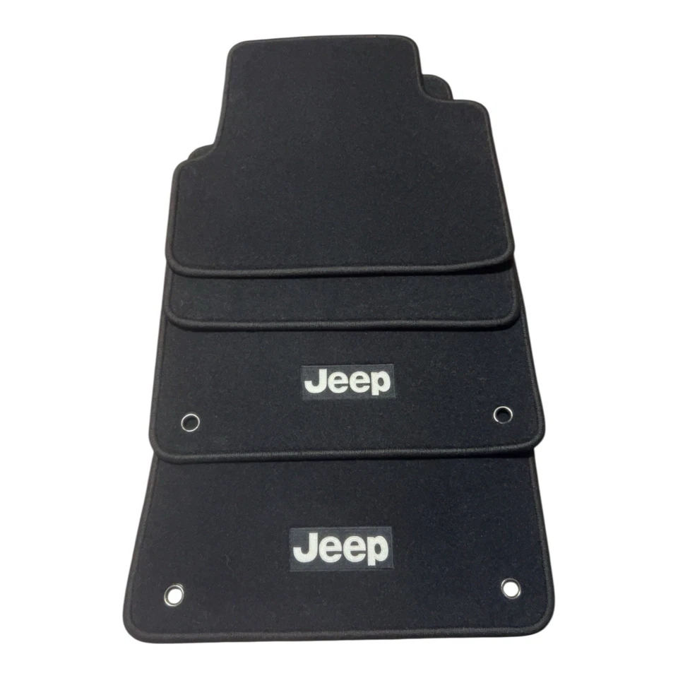 Juego completo alfombrillas negras Jeep OEM para Cherokee 2014-2023 1UB86DX9AC Foto 1 de 4