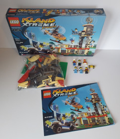LEGO #6740 Island Xtreme Stunts &ldquo;Xtreme Tower&rdquo; 100% Complete W/BOX AND MANUAL