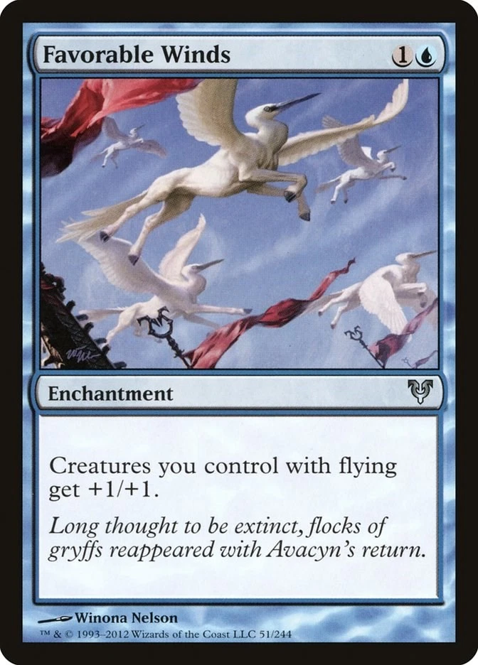 Favorable Winds 51 LP Normal Avacyn Restored MTG EN - Image 1 of 1