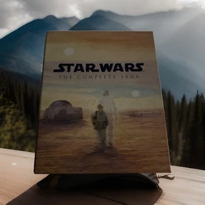 Star Wars The Complete Saga (Blu-ray 9-Disc Box Set w Slipcover & Guide Insert) - Picture 1 of 15