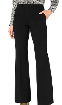 Pantalones Theory para mujer Jotsna elásticos continuos acampanados de lana talla 8 nuevos con etiquetas Foto 1 de 4