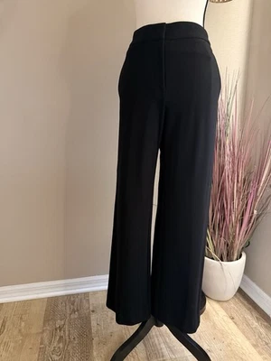 Ann Taylor черный широкие ноги платье брюки размер 8 новый без ЯРЛЫКОВ - Изображение 1 из 4