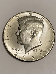 Moneda de medio dólar Kennedy 2021-D. - Imagen 1 de 2
