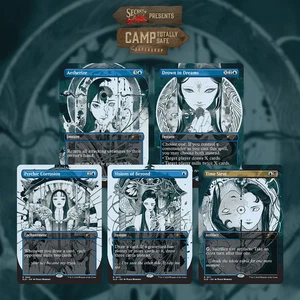 Guarida secreta Magic the Gathering con lámina Momoko de melocotón - Imagen 1 de 3