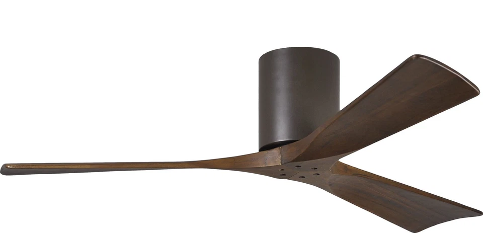 Matthews Irene Textured Bronze Flush Mount 52" Outdoor Ceiling Fan w/Remote Ctrl - Image 1 of 1